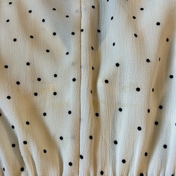 Polka dot flirty mini dress. Size small. - Picture 4 of 5